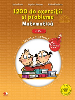 cover image of 1200 De Exercitii Si Probleme De Matematica. Clasa I